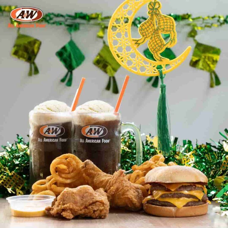Menu Aw A&W Singapore Menu 2024 (Updated January)